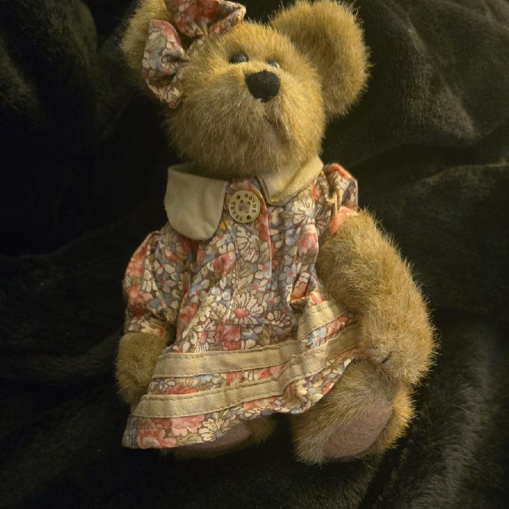 Boyd Bear Small With Floral Dress On